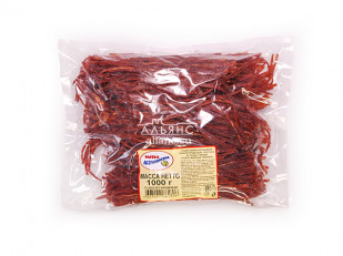 Кальмар со вкусом краба по-шанхайски: Тунец паутинка с перцем