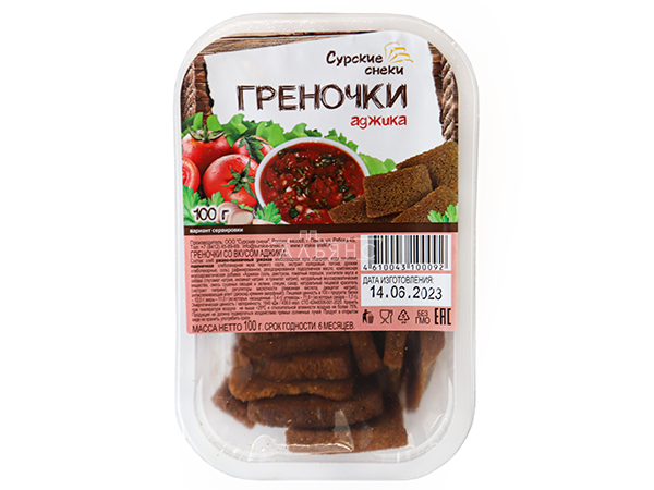 Сурские гренки с Аджикой (100 гр) в Белгороде