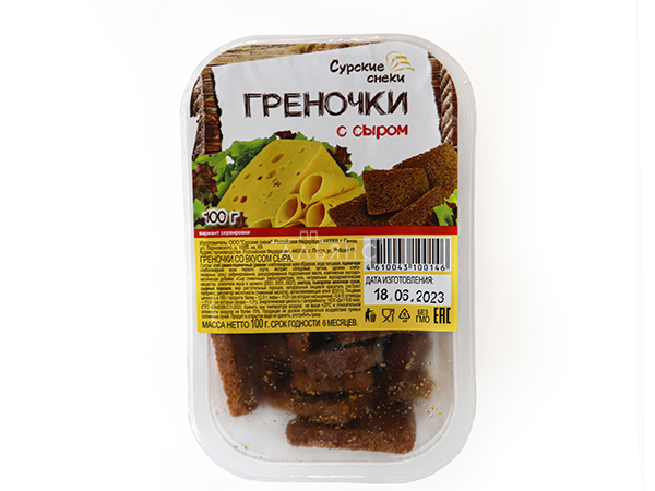 Сурские гренки со вкусом Сыра (100 гр) в Белгороде