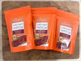 Ресторанные гренки белые грибы: Мясо (АЛЬЯНС) вяленое курица 