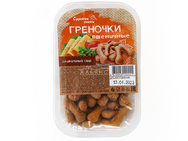Сурские (ПШЕНИЧНЫЕ) Сливочный сыр (100 гр) в Белгороде