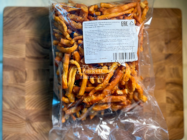 Нитка ЖАРЕНАЯ  Oktobersnack1 кг (сырный продукт) в Белгороде