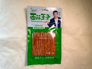 Мучные полоски ОРАНЖЕВЫЕ со вкусом говядины 76 гр: Мучные полоски ЗЕЛЁНЫЕ со вкусом барбекю 76 гр