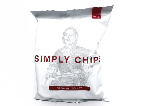Картофельные чипсы "Simple chips" Пряный томат 80 гр. в Белгороде