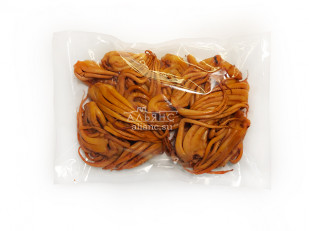 Пелядь вяленая крупная потрошеная: Кальмар щупальца (мелкие) холодного копчения